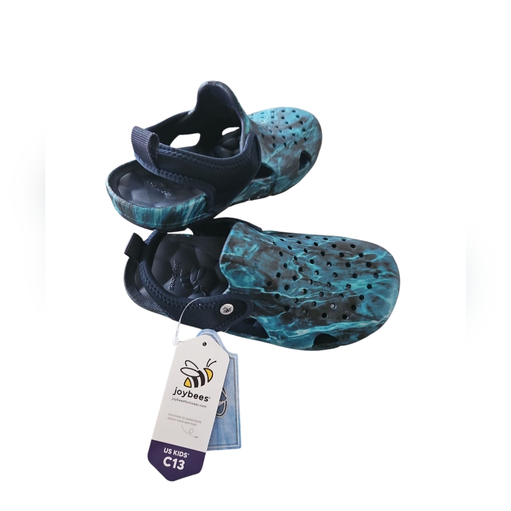 Joybees Size 13 New‎ Kids Blue Clogs Water Shoes